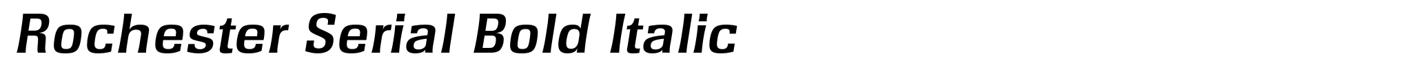 Rochester Serial Bold Italic image